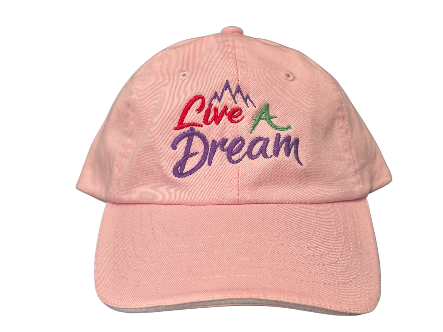 Live A Dream Dad Hat – Adjustable Snapback in 8 Colors | Classic Curved Brim Cap | Embroidered Logo Streetwear Hat