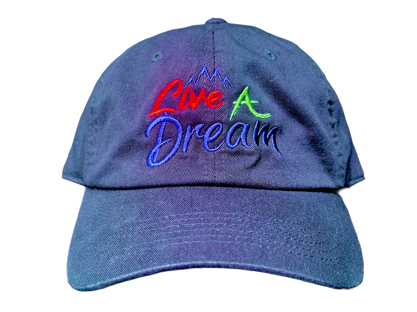 Live A Dream Dad Hat – Adjustable Snapback in 8 Colors | Classic Curved Brim Cap | Embroidered Logo Streetwear Hat