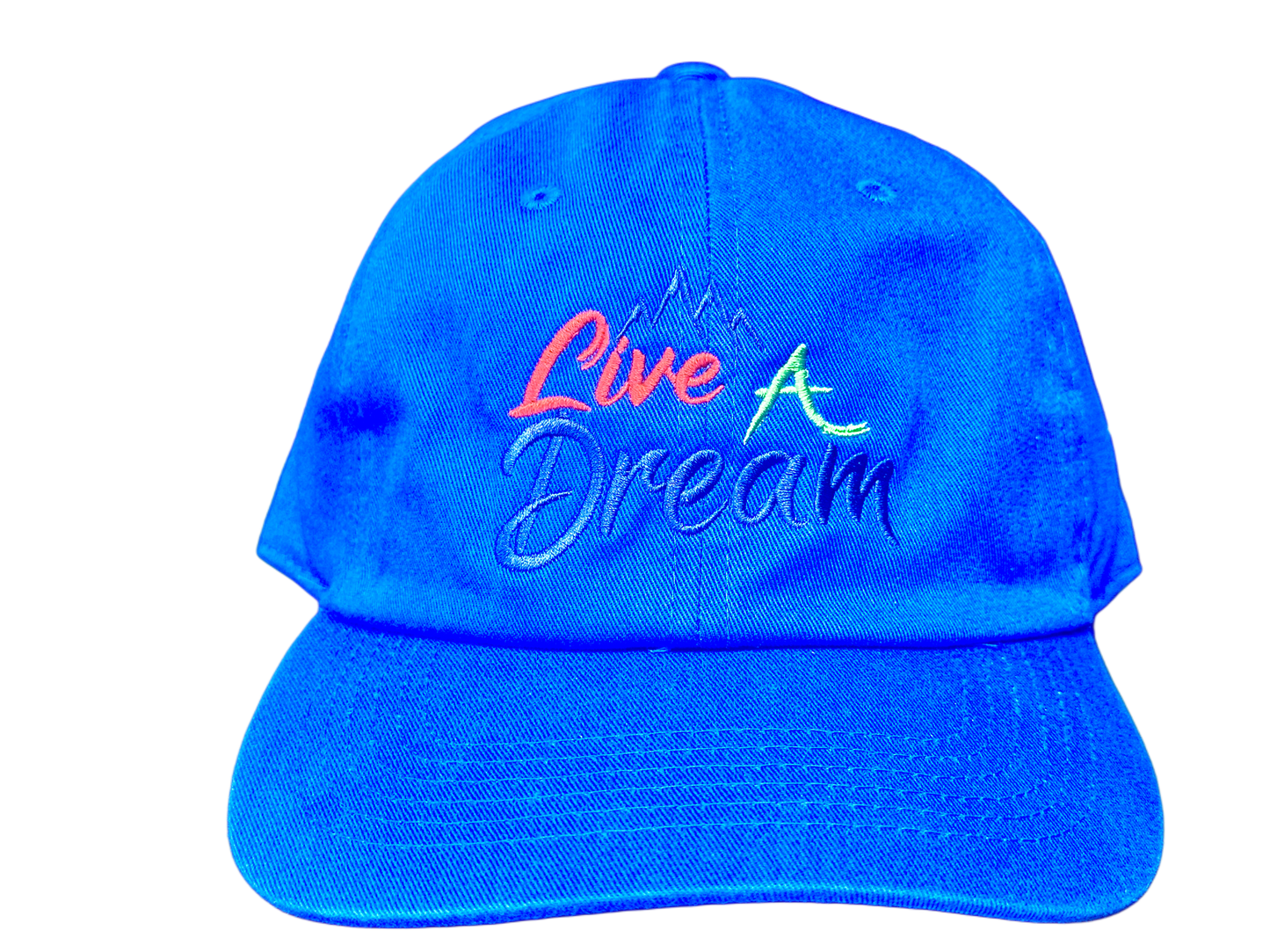Live A Dream Dad Hat – Adjustable Snapback in 8 Colors | Classic Curved Brim Cap | Embroidered Logo Streetwear Hat