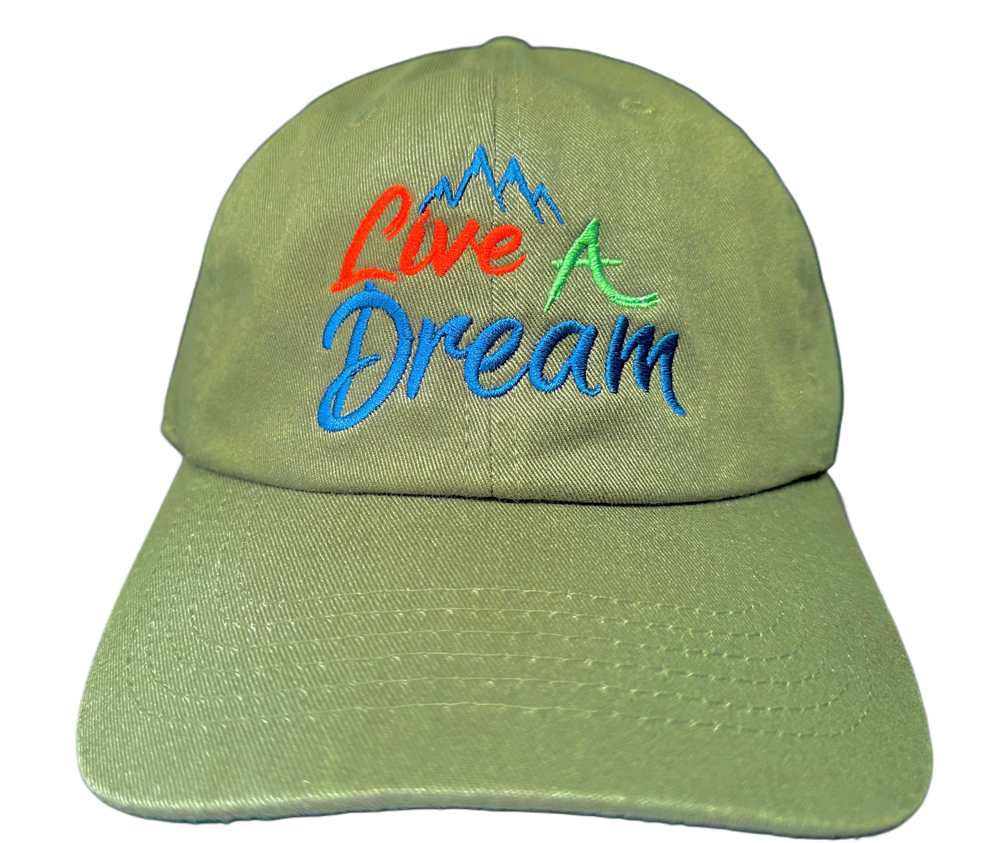 Live A Dream Dad Hat – Adjustable Snapback in 8 Colors | Classic Curved Brim Cap | Embroidered Logo Streetwear Hat