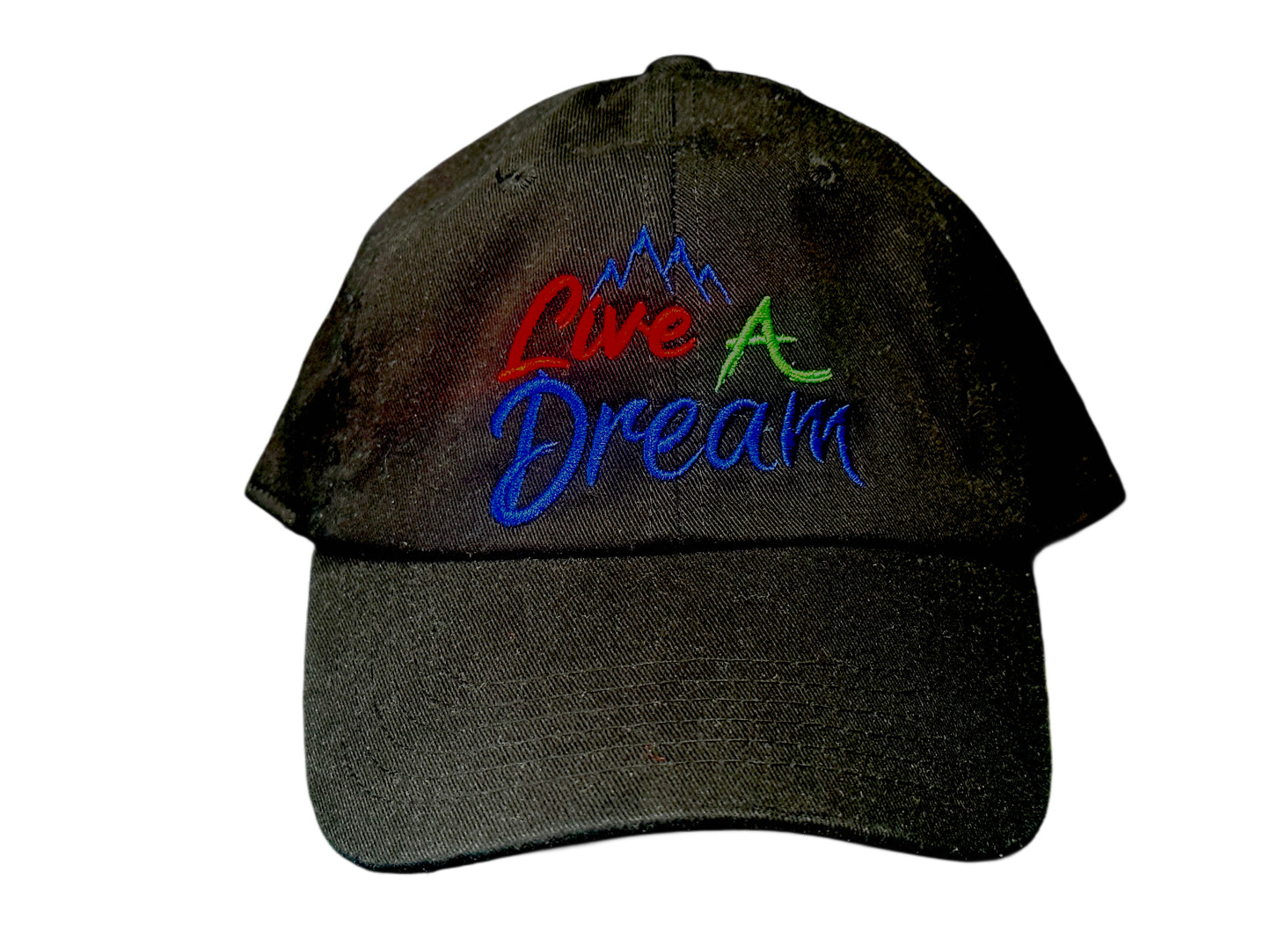Live A Dream Dad Hat – Adjustable Snapback in 8 Colors | Classic Curved Brim Cap | Embroidered Logo Streetwear Hat